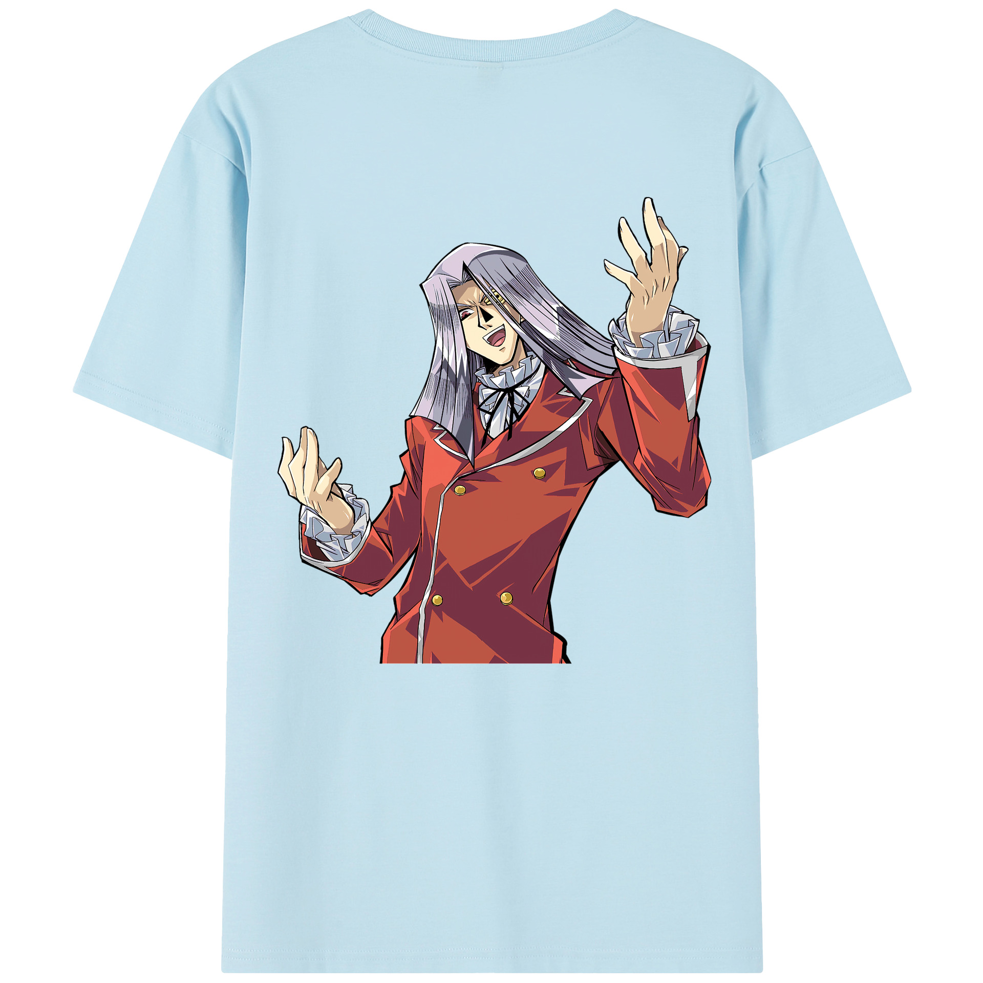 （画像用） 遊☆戯☆王 Yu-Gi-Oh! 綿100％半袖Tシャツ（背面プリント）